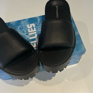 Jeffrey Campbell Black Jellies